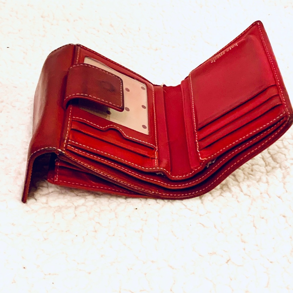 Kate Spade red leather wallet - Picture 2 of 8